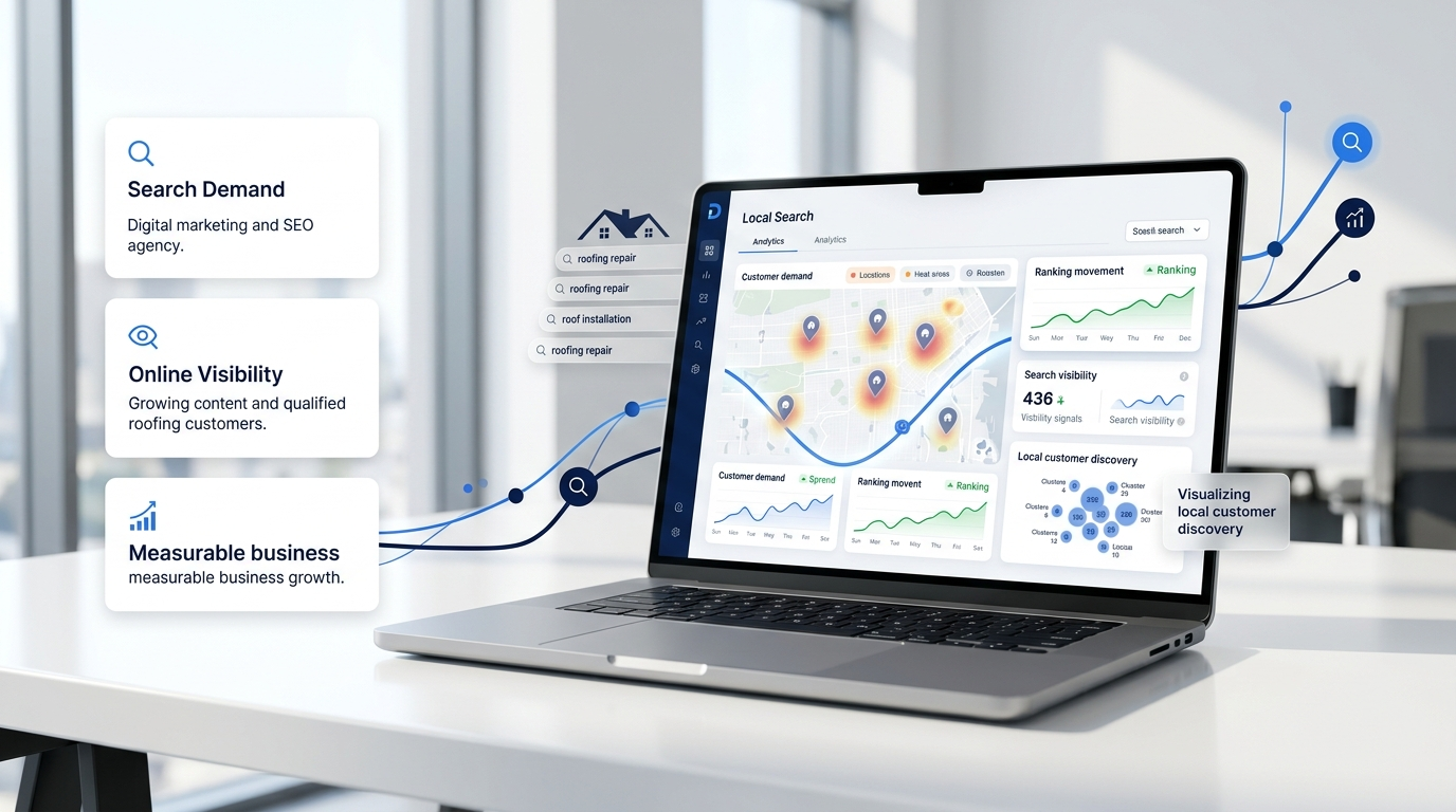 Drovexa roofing SEO services and local search growth strategy